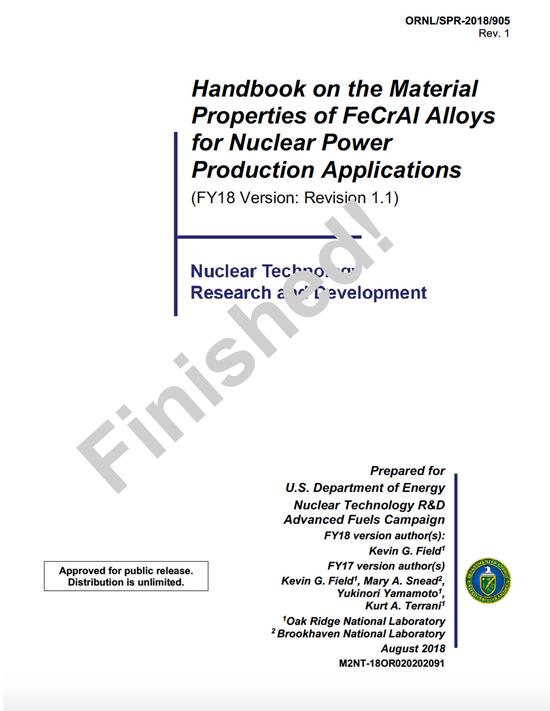 FeCrAl Handbook Development