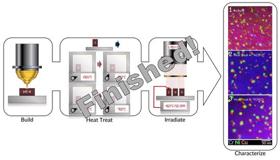 Radiation Effects in Additive Manufactured Steels